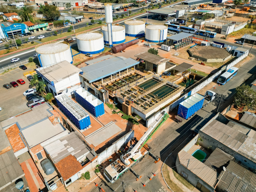 Senador Canedo avança em ampliação de capacidade de tratar água