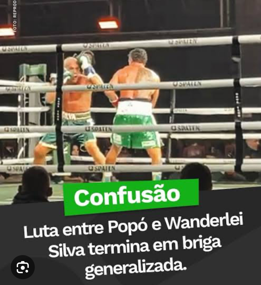 Popó Freitas vence Wanderlei Silva no Spaten Fight Night, após luta interrompida no quarto round. Após confusão no ringue, ‘Cachorro Louco’ cai com golpe de direita e é levado para o hospital, mas já recobrou a consciência.