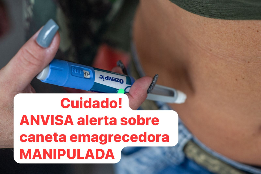 Anvisa alerta para riscos das canetas emagrecedoras falsificadas
